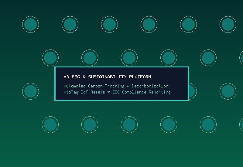 ESG & Sustainability Tech Solutions Service