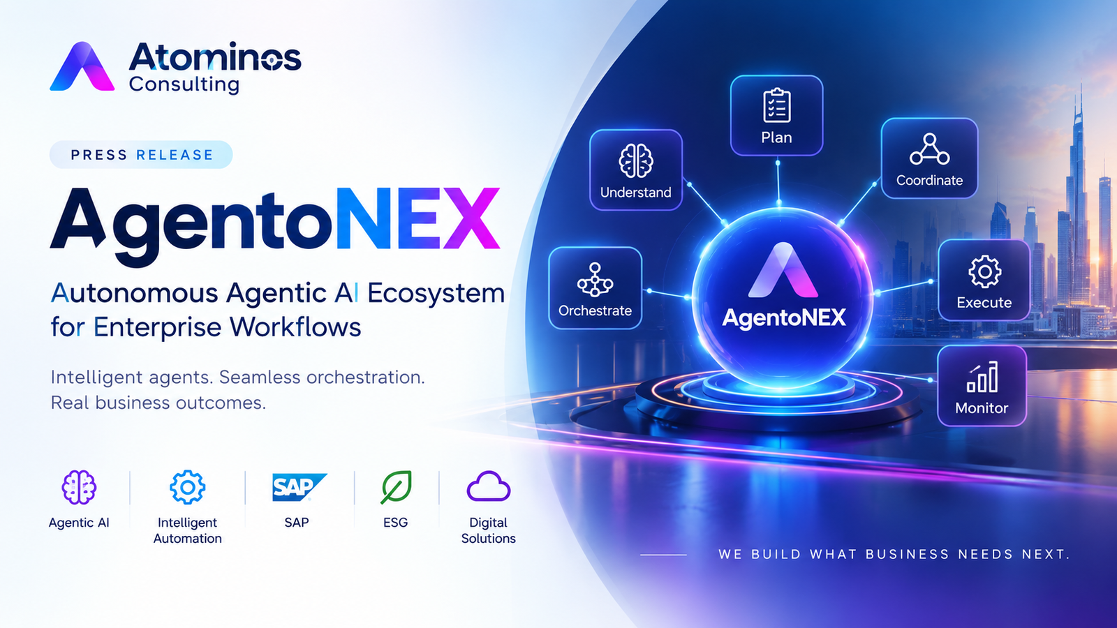Atominos Unveils AgentoNEX: Autonomous Agentic AI Ecosystem for Enterprise Workflows